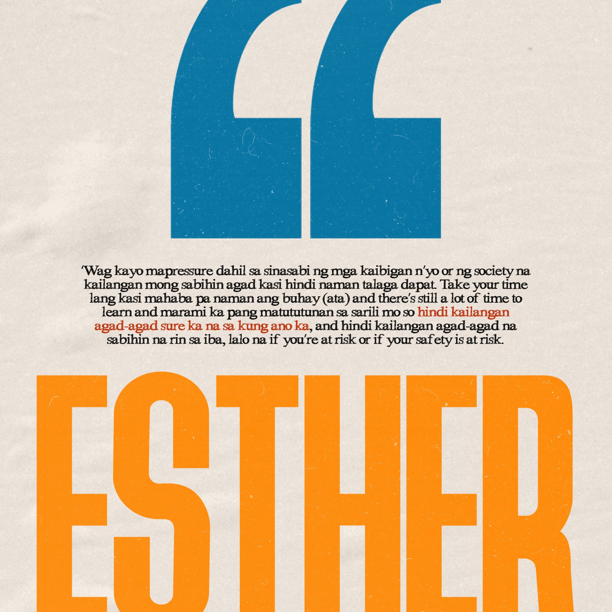 KSDAMP character card, Esther