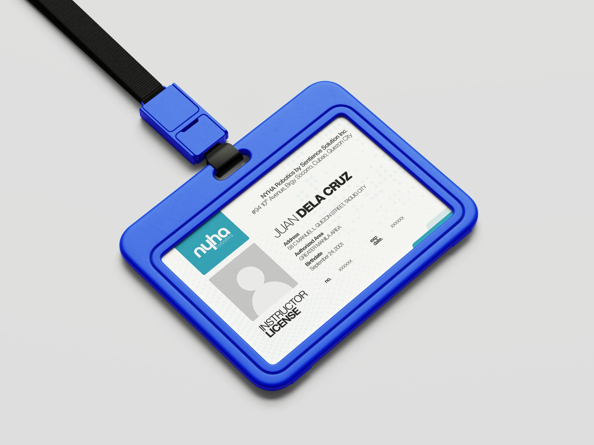 NYHA license mockup